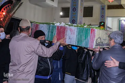 مراسم عزاداری دهه فاطمیه با حضور شهید گمنام‎‎