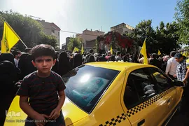 تشییع پیکر شهید مدافع حرم محمد جنتی