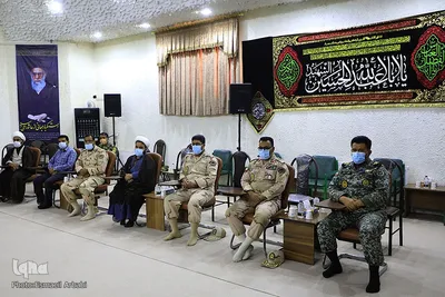 دیدار جمعی از فرماندهان نظامی خراسان جنوبی با حجت‌الاسلام علیرضا عبادی