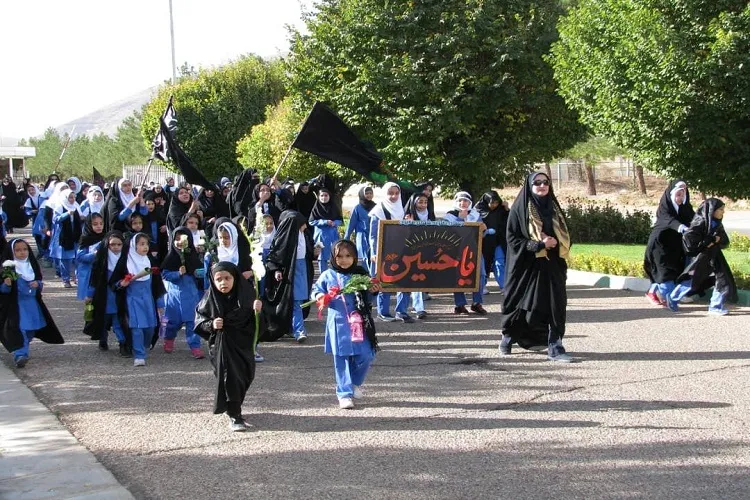 پیاده روی اربعینی کودکان در شیراز