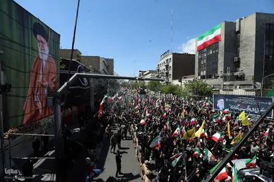 تهران در سوگ چهلمین روز شهادت رهبر شهید انقلاب اسلامی