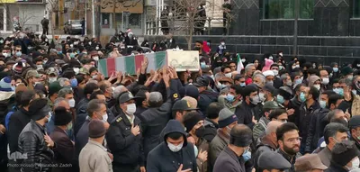 تشییع پیکر پاک ۲ شهید گمنام در خراسان جنوبی