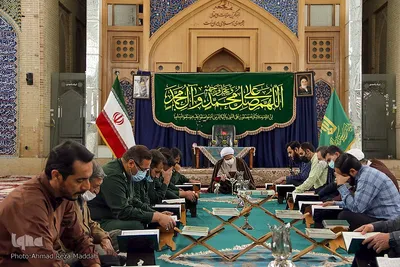محفل انس و تفسیر قرآن در مسجد جامع شهدا شیراز