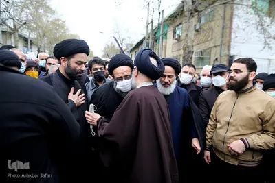 تشییع پیکر آیت‌الله علوی گرگانی - گرگان