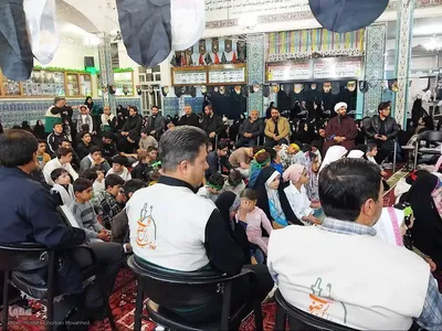 عزاداری و اجتماع حماسی نوجوانان و جوانان امام رضایی در اهر