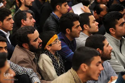دیدار دانش‌آموزان و دانشجویان با رهبر انقلاب