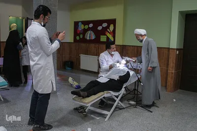 اردوی جهادی ارئه خدمات دندانپزشکی در حاشیه شهر مشهد
