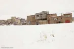برف زمستانی در اهر