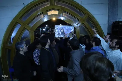 آیین وداع با پیکر شهید معصومه کرباسی در دانشگاه شیراز‎