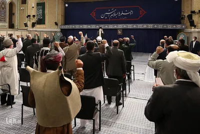 دیدار دست‌اندرکاران کنگره ملی شهدای عشایر با مقام معظم رهبری