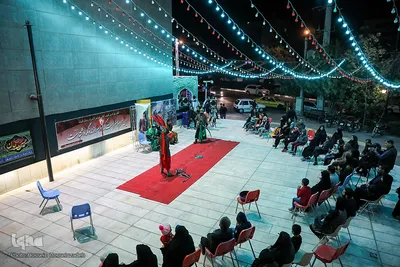 تعزیه خوانی در میدان جانباز مشهد