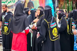 خدمات‌رسانی نیروهای هلال احمر آذربایجان غربی در مرز تمرچین‎