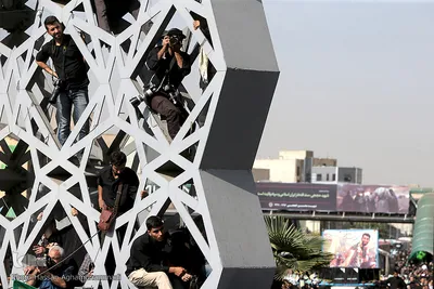 مراسم تشییع پیکر شهید محسن حججی در تهران