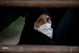 خیمه سوزان غروب عاشورا در میدان امام حسین(ع)