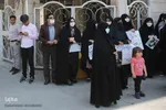 تجمع دختران مشهدی در محکومیت حمله تروریستی به مدرسه سیدالشهدا کابل
