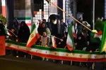 اجتماع دانشگاهیان دانشگاه تبریز در حمایت از آرمان‌های انقلاب