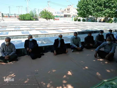 نشست روشنگری و بصیرتی در گلزار شهدای شهرستان اهر