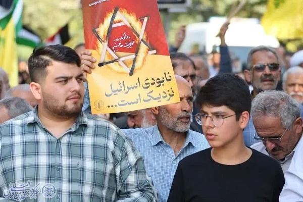 راه‌پیمایی «بشارت نصر» مردم در ساری