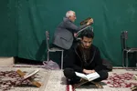 جزءخوانی قرآن در آستان امامزاده جعفر(ع) یزد‎