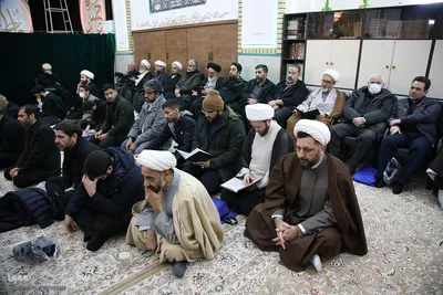 مراسم ترحیم حاج عبدالله طائب در قم