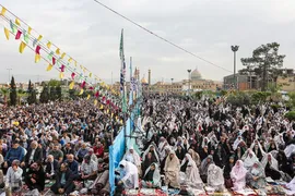 نماز عید سعید فطر در حرم حضرت عبدالعظیم(ع)