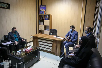 دیدار مظاهر بابایی رئیس جهاد دانشگاهی فارس با روح الله نجابت نماینده مجلس