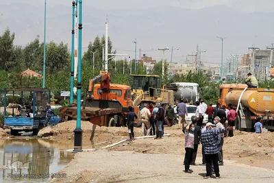 شهر یزد بعد از بارندگی شب گذشته و غافلگیری مدیریت شهری‎‎