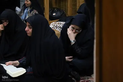 مراسم دعای عرفه در مسجد بزرگ خوزان خمینی‌شهر