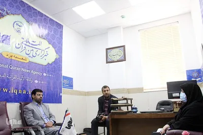 بازدید قاضی حداد معاون قضایی دادگستری کل استان از ایکنا یزد‎‎