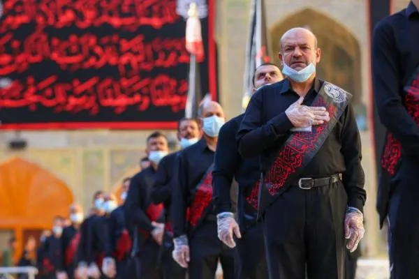 مراسم خادمان آستان مقدس علوی به مناسبت آغاز ماه محرم + عکس