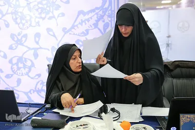 اتاق داوری چهل‌وپنجمین دوره مسابقات قرآن در قزوین