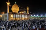 نورافشانی آستان مقدس حضرت احمدی و محمدی(ع) در شیراز‎‎