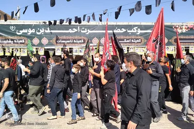 پیاده روی و عزاداری جاماندگان اربعین حسینی - شیراز