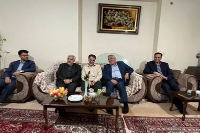 دیدار مدیرکل بنیاد شهید آذربایجان شرقی با سه آزاده شبستر