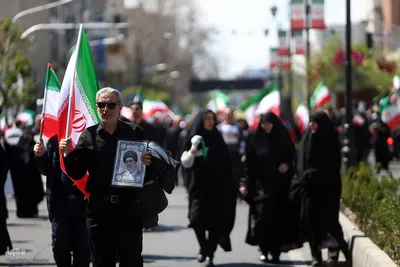 تهران در سوگ چهلمین روز شهادت رهبر شهید انقلاب اسلامی