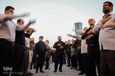 مراسم عزاداری شهادت امام صادق (ع) در میدان امام حسین (ع)
