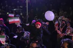 نورافشانی آسمان اصفهان در شب ۲۲ بهمن