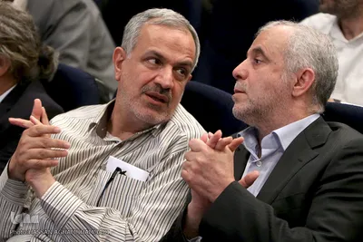 سعید اوحدی و احمد مسجدجامعی در پنجمین دوره اعطای جایزه هنری «غدیر»