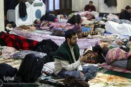 اولین روز مراسم معنوی «اعتکاف» در مسجد جامع آستان مقدس حضرت عبدالعطیم حسنی (ع) در شهر ری