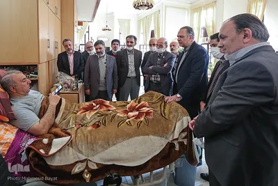 دیدار جمعی از مدیران و اعضای جهاددانشگاهی با جانبازان مرکز توانبخشی جانبازان ثارالله(ع)