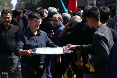 عزاداری خیابانی دانش‌آموزان و فرهنگیان ارومیه‎