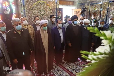گلباران مزار شهید آیت الله دستغیب(ره) ـ شیراز