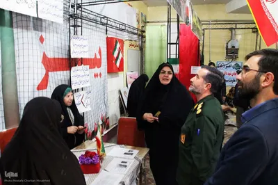 مراسم افتتاحیه نمایشگاه بانوان مقاومت، ستون های استقامت با موضوع "نقش زنان در دفاع مقدس"