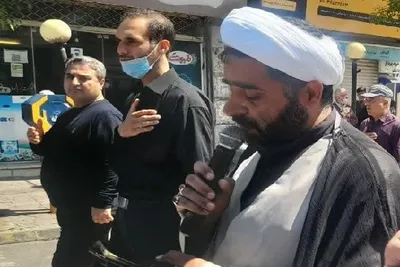مراسم دسته روی بزرگداشت شهادت امام جعفرصادق(ع) در بهشهر