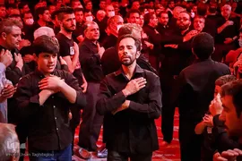 مراسم عزاداری شب چهارم محرم در حسینیه اعظم زنجان‎‎