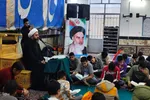 محفل بندگی نوجوانان نایینی در اعتکاف دانش‌آموزی