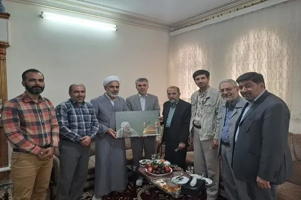 دیدار اعضای شورای عالی قرآن با خانواده مرحوم شهیدی‌پور