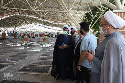تجدید میثاق منتخبان مردم تبریز در انتخابات شورای اسلامی شهر با شهدا‎‎
