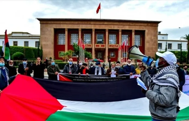 Mərakeşdə xalq İsrailə qarşı ayağa qalxdı