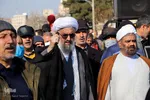 راهپیمایی مردم ملایر در پی اهانت نشريه فرانسوی به مرجعیت